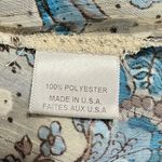 MISA Los Angeles Bella Mini Skirt Women's Small Ivory Blue Jaipur Floral Smocked Photo 4