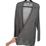 Chico's Travelers Collection Open Front Knit Cardigan Sweater Gray Size XL Photo 5