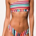 Blackbough Striped One Shoulder Swim Top Photo 0