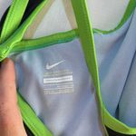 Nike One Piece Backless Black with Green Trim Swimsuit for Women Size 10 Photo 1