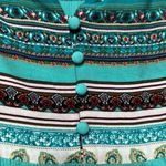 Umgee Sleeveless Mid Western Style Turquoise Dress Size Small Photo 9