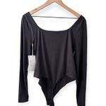 Lululemon Wundermost Ultra-Soft Nulu Square-Neck Long-Sleeve Bodysuit XL BLACK NWT Photo 9