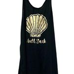 Miken Swim Womens Black Shell Yeah Cover Up Sz S Photo 0