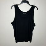 Softies black tank top‎ super soft loungewear casual women’s size 2X Photo 2