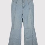 Free People We The  Womens Jeans Blue Florence Flare High Rise Stretch Size 32 Photo 1