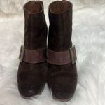 Kork-Ease  Denoon Brown Buckle Suede Bootie B41 Photo 4