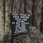 BCBGMAXAZRIA  Long Tunic Cardigan Sweater Cuffed Sleeves Crochet Knit Ribbed EUC Photo 12