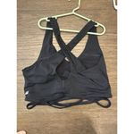 Fabletics Sports Bra  black size Medium mid drift straps thin Photo 1