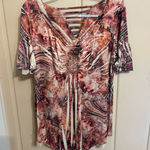 Live and let live Boho Indie Peasant Multicolor Women's Top Photo 0