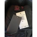 Material Girl NWT!  Caviar Black Crinkle Textured Stretch Mini Skirt Medium Photo 2