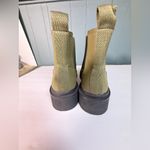 ZARA  Women's Olive and Black Ankle Boots Photo 1