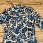 Tommy Bahama Womens Golf Blue Long Sleeve Full Zip Floral Jacket Size Medium Photo 9