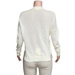 EMERSON FRY Carolyn Cardigan, Ivory Organic, XS White Photo 7