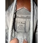 LL Bean Women's Medium Gray Quilted Sherpa Lined Full Photo 2