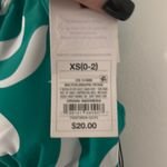 Shade & Shore Green and White Cut Out Fitted Bikini Tank Top Photo 4