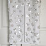 Milly  Kait Fleur Paillette Midi Dress US 2 NEW Bridal Embellished Beaded Photo 5