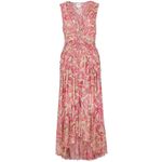 MISA Los Angeles NWT  Ava Paisley Print Stretch-Tulle Midi Dress Photo 6