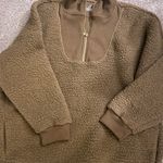 Aerie Dream Sherpa Quarter Zip Sweatshirt Photo 9