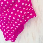 Catalina  Tummy Control Pink
White Polka Dot One Piece
Swimsuit Size Large Photo 2