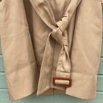 B&S fashion wear woman’s tan trench coat size Large Photo 7