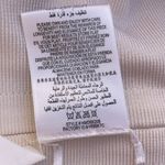 Herve Leger women’s side lace-up elbow sleeve dress in off-white size small S Photo 10