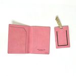 Via Lorenzo n. 26 Passport & Luggage Tag Gift Set in Pink *NWOB* Photo 1