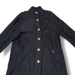 Geiger Black Boiled Wool Overcoat Long Coat Full Length Classic Sz Eu 42 US 12 Photo 1