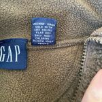 Gap brown quarter zip short teddy jacket shacket women's size XL soft Photo 7