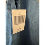 Disney Authentic Vintage denim chambray button up shirt Fab 5 women's large NWT Photo 2