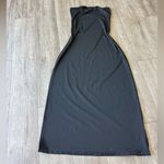 Elegant Black Strapless Maxi Dress Size XL Photo 3