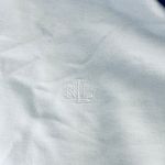 LAUREN Ralph Lauren Full Zip WHITE/NAVY COTTON BLEND Light Jacket XS Photo 7