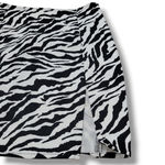 Motel Skirt Size XS W24" Waist Zebra Pelmet Skirt Denim Jean Skirt Animal Print Zebra Print Photo 3