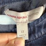 Banana Republic Heritage dark denim blouse SZ:12 Photo 7