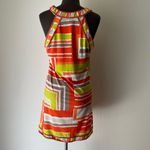 BCBG Maxazria sz S‎ bright multicolor retro mini shift dress Photo 3