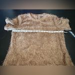 209 WST 38 New York Fuzzy Midi Dress size Large Tan Photo 6