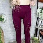 Boutique Mulberry Laser Cutout Leggings Photo 3