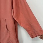 Tommy Bahama  Womens Linen Blend Hoodie Half Zip Lightweight 3/4 Sleeve Size XL Photo 3