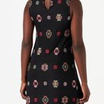 Desigual NWT Black Embroidered Shift Dress Size 46 / 12 US Photo 1