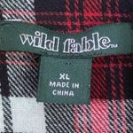 Wild Fable plaid flannel sleeveless button front cropped top XL Photo 8