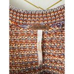 Free People  Multicolored Annie Hall Crochet Sweater Crop Top - Size - Medium Photo 3
