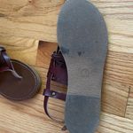 Mossimo Supply Co Brown Leather Aztec Strap Sandal Photo 1