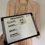 Rina Di Montella silk vtg sz 6 pastel cream prom dress padded shoulder jacket Orange Photo 6