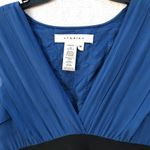 Studio M‎ Silk Blend Dress Black Blue Size M Photo 3