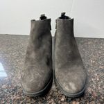 Kenneth Cole Kenneth Cole DARA Gray Leather Ankle Boot Suede Bootie Heeled Size 8 Photo 4