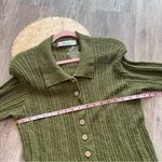 Free People NEW riding waves maxi knit sweater dress in olive green Photo 6