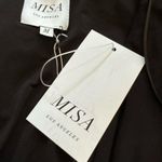 MISA Los Angeles  Athema Cutout Waist Sleeveless Maxi Dress Black Size M NWT Photo 10