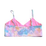 Love Shack Fancy x Beach Riot Tie Dye Sports Bra Workout Top Stretch Size Large Photo 6