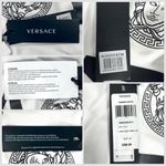 Versace Logo Cotton Women Graphic Tank White Size 44 NEW Photo 9