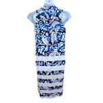 Mara Hoffman Anguilla Tropical Print Tencel Shirtdress Size Medium Photo 9