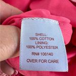 Ultra Pink  Women's Crochet Lace Skirt Size Med Coral Ombre Lined‎ Knee Length Photo 9